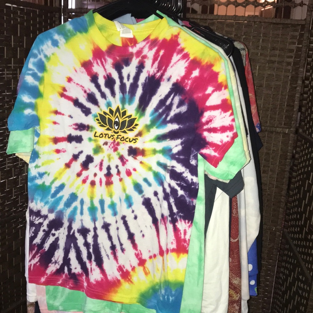 Tie Dye Locus Focus Tee Shirt